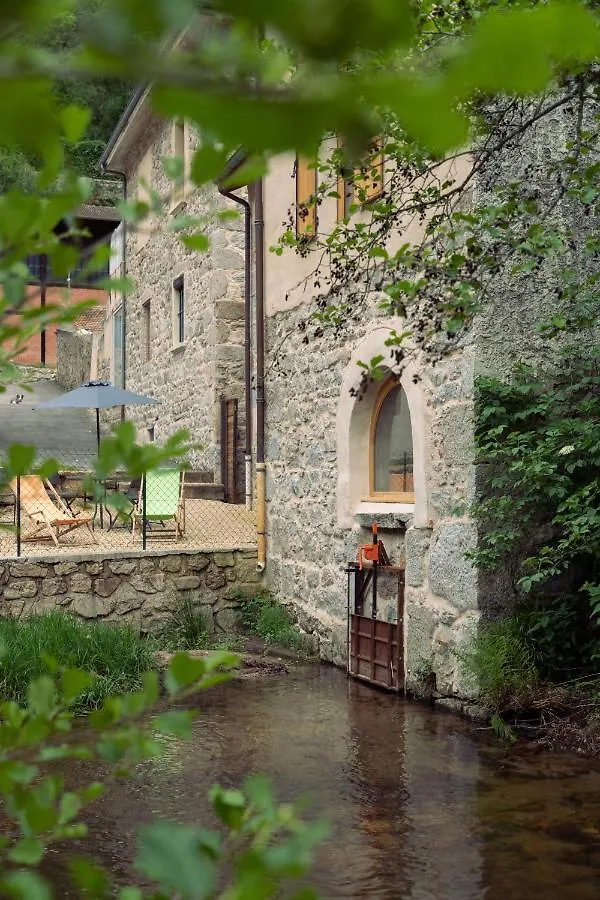 La Chapelle Moulin Traversee Par L'Eau Jacuzzi Piscine Classe 5 Etoiles Bourg-Argental