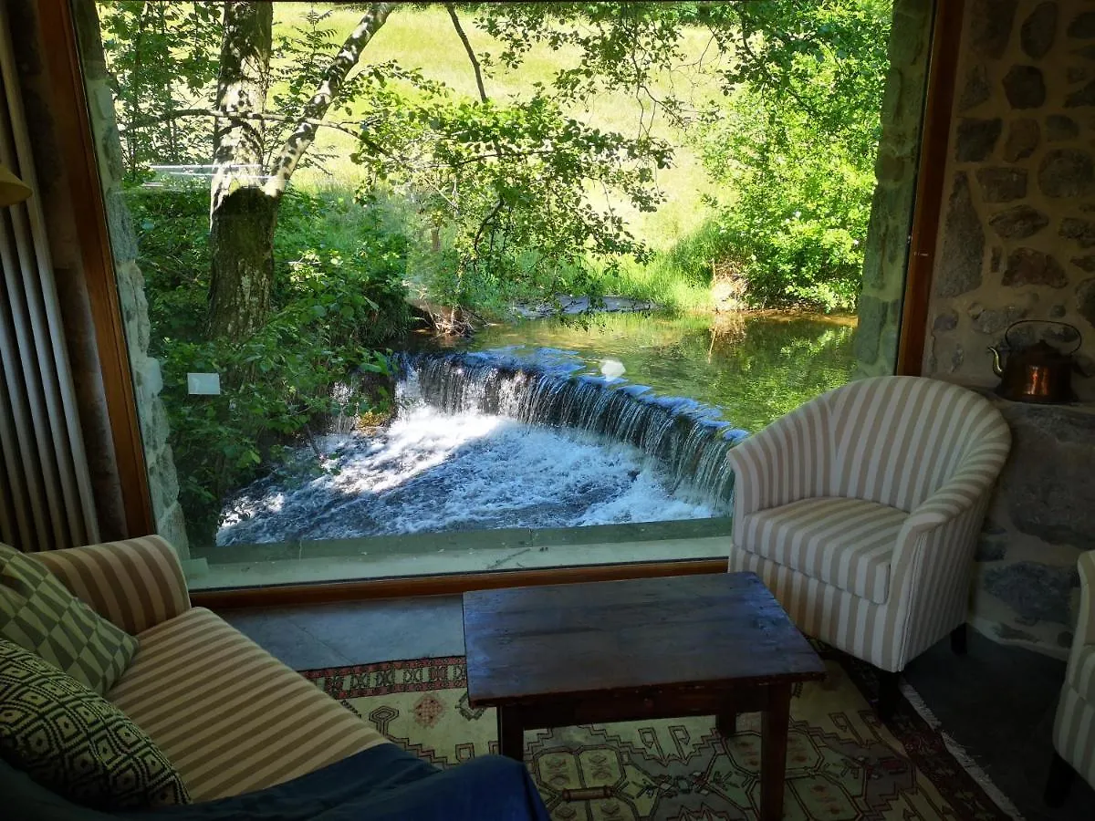 La Chapelle Moulin Traversee Par L'Eau Jacuzzi Piscine Classe 5 Etoiles Bourg-Argental Tatil Evi